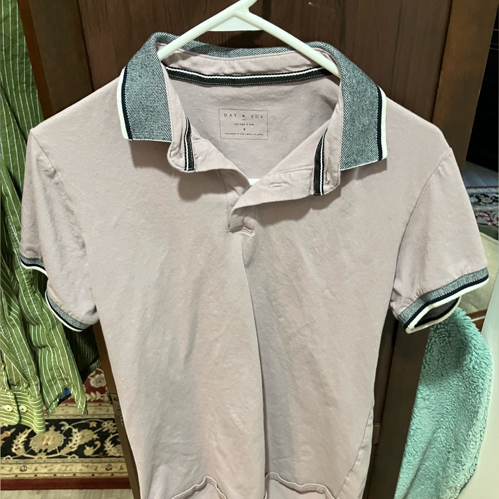 Men’s Day & Age Small Size Short Sleeve Pullover Polo Style Shirt